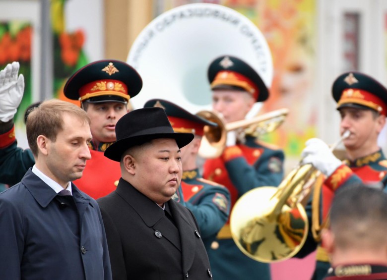 Kim Jong Un se encuentra en Rusia para reunirse con Putin. FOTO: AFP