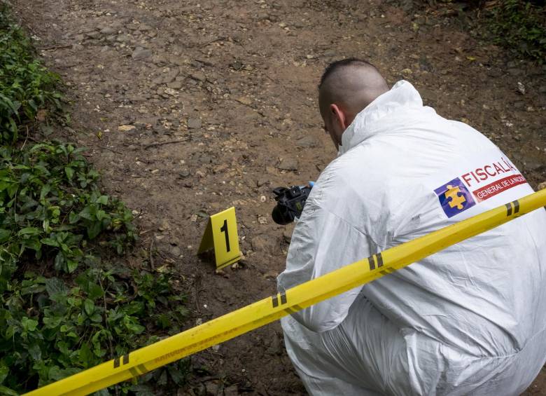 De los cuatro homicidios registrados este año en Medellín hasta el momento, tres se cometieron con arma de fuego. FOTO: Archivo.