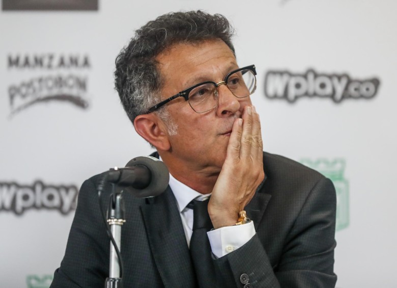Juan Carlos Osorio ofreció disculpas por el comportamiento que le generó la sanción. FOTO: JAIME PÉREZ.