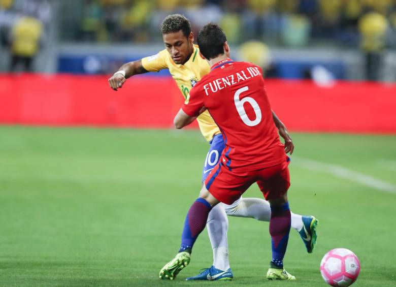 Con seis goles, Neymar se convirtió en una de las figuras de la Eliminatoria y alimentará el buen fútbol en Rusia. FOTO efe 