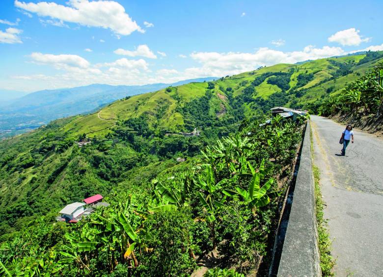 Panormámica de la antigua carretera, sector boquéron. FOTO CÉSAR HERRERA