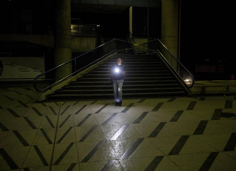 Apagón en Venezuela. FOTO: EFE