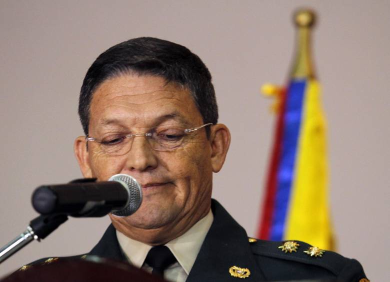El general Rubén Dario Alzate pidió la baja de las Fuerza Militares. FOTO COLPRENSA. 