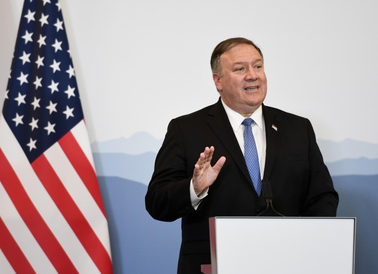 Mike Pompeo, secretario de Estado norteamericano, afirmó que Estados Unidos está preparado para dialogar con Irán “sin condiciones previas”. Foto: AFP