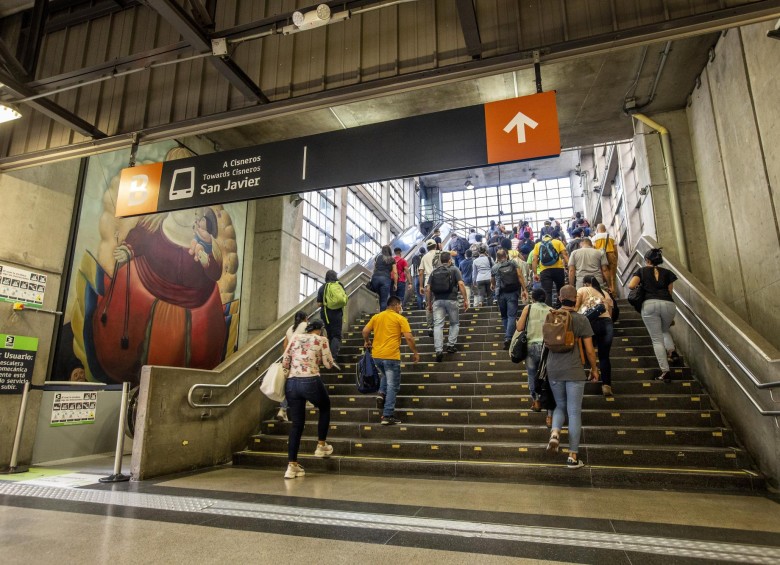 El Metro de Medellín hace un llamado al autocuidado y la corresponsabilidad de cara a esta incorporación de varios trabajadores a partir de este 11 de mayo. FOTO Carlos Velásquez