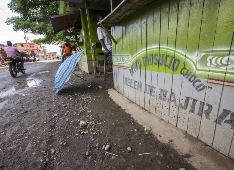 El proceso para definir la pertenencia de Belén de Bajirá a Antioquia o Chocó continúa con la visita, a finales de febrero, de una comisión del Igac. FOTO ESTEBAN VANEGAS