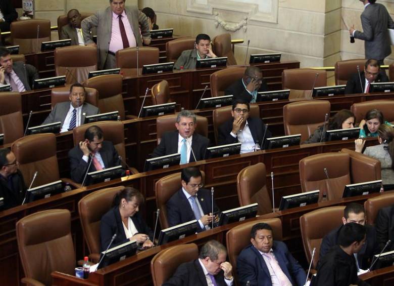 Plenaria de la Cámara de Representantes eliminó la Comisión de Acusaciones, para darle paso a la apertura de una de Aforados. FOTO COLPRENSA