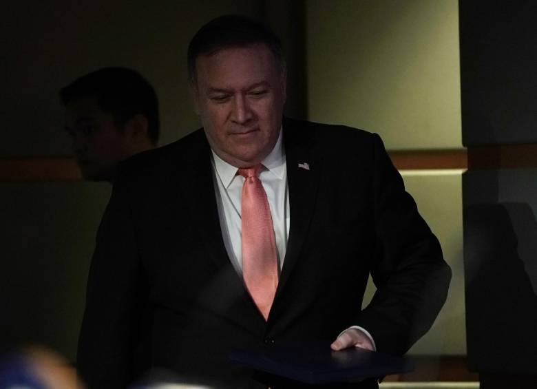 Mike Pompeo, secretario de Estado de Estados Unidos. FOTO: AFP