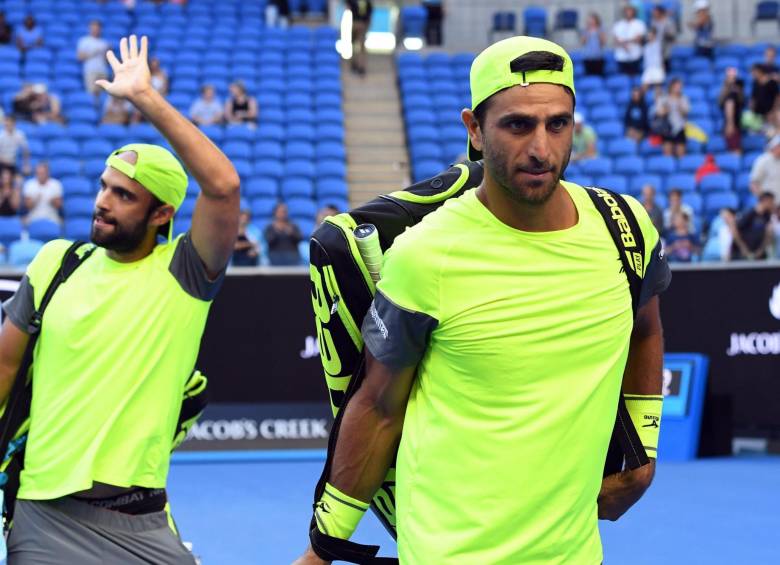 Juan Sebastián Cabal y Robert Farah. FOTO EFE