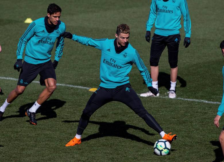 Cristiano entrenó pero no será de la partida ante el Espanyol. FOTO EFE