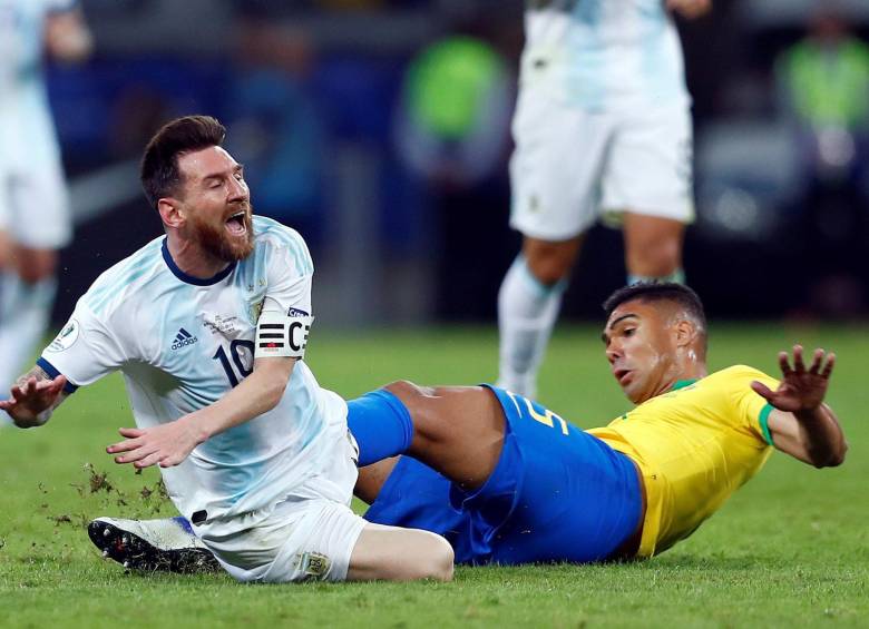 Lionel Messi intentó echarse a Argentina al hombro, pero ni él ni sus compañeros pudieron vulnerar la portería del conjunto local, y de esa manera ajustó una nueva frustración. FOTO efe