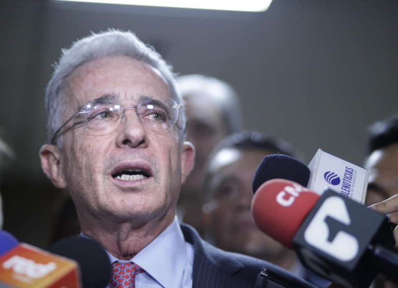 Uribe Vélez, la cual dio en horas depues una rueda de prensa. (Colprensa - Sergio Acero )