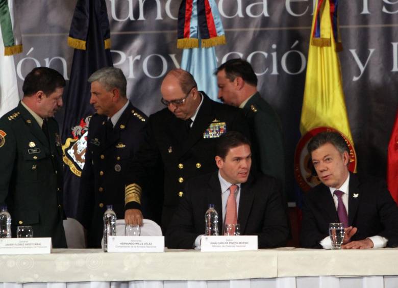 El presidente de la República, Juan Manuel Santos, envió un claro mensaje a los miembros de la fuerza pública. FOTO COLPRENSA