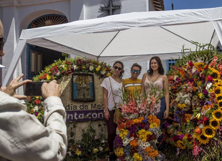 El pueblito paisa durante la feria de flores. Foto: Santiago Mesa Rico