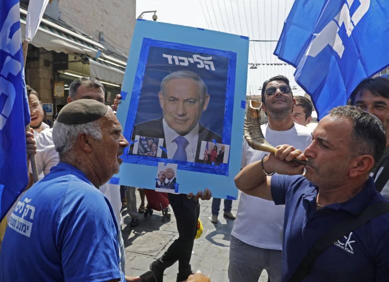 Israel legalizó la anexión de Cisjornadia, con solo dos días de distancia de las elecciones parlamentarias que se realizarán mañana y en las que Netanyahu busca seguir dominando. FOTO AFP