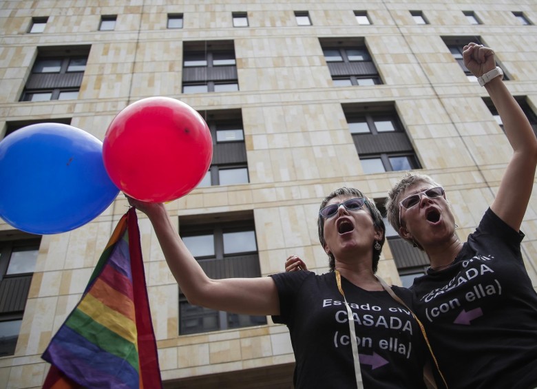 El juez incumplió con la sentencia de la Corte Constitucional que aprobó el matrimonio entre parejas del mismo sexo. FOTO: COLPRENSA