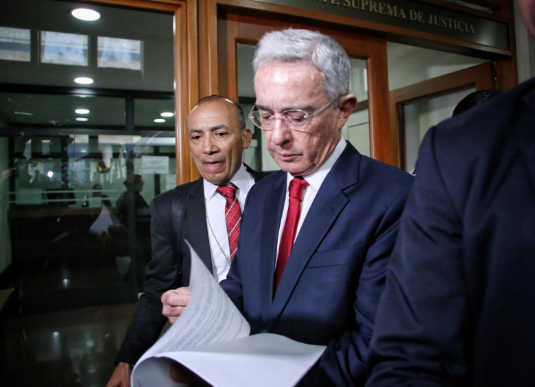 El expresidente y exsenador Álvaro Uribe. FOTO Colprensa