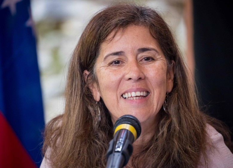 Embajadora de la Unión Europea en Caracas, Isabel Brilhante Pedrosa. FOTO: EFE
