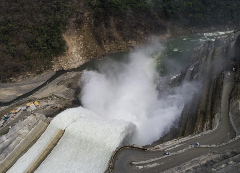 El proyecto hidroeléctrico está ubicado en el Norte de Antioquia y podrá suplir el 17 % de la demanda energética nacional. FOTO: ESTEBAN VANEGAS