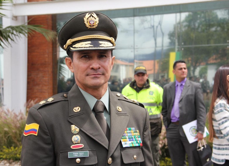 El brigadier general Fabio López viene de liderar la Dirección Antisecuestro y Antiextorsión de la Policía Nacional. FOTO cortesía.