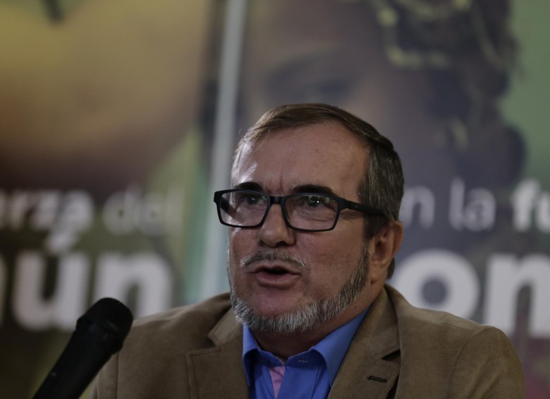 Rodrigo Londoño, presidente de Fuerza Alternativa Común. FOTO: COLPRENSA