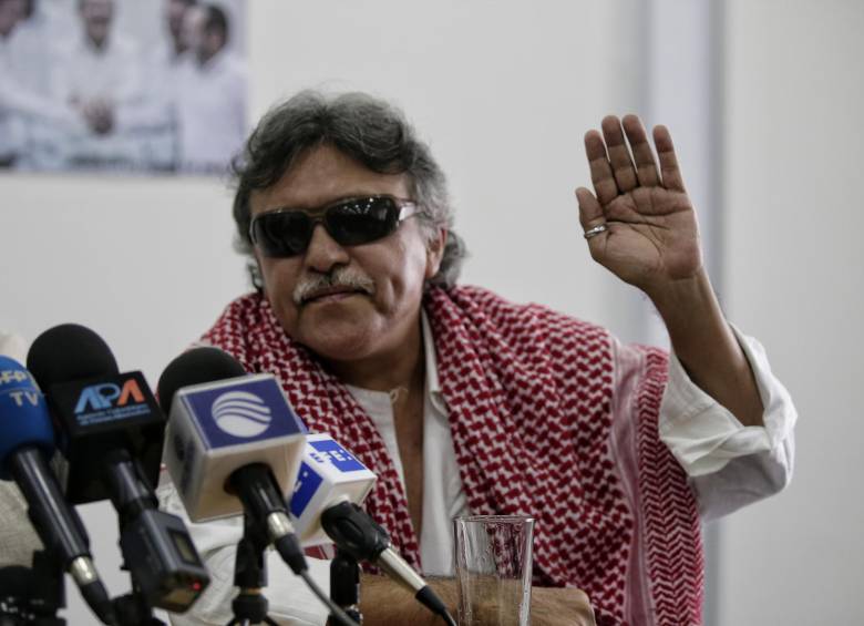 Seuxis Pausivas Hernández Solarte, también conocido como Jesús Santrich. Foto: Colprensa. 