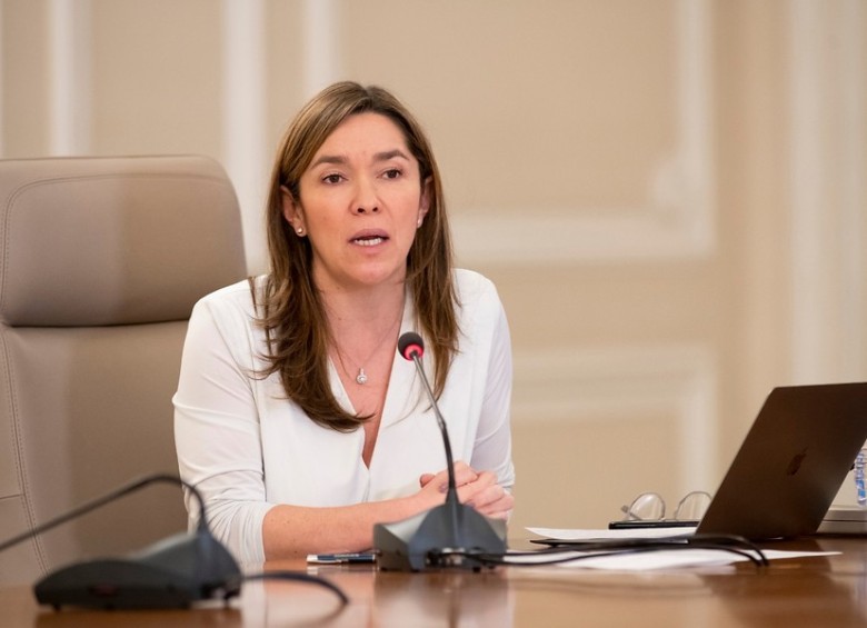 María Fernanda Suárez renunció a su cargo como ministra de Minas y Energía. FOTO COLPRENSA