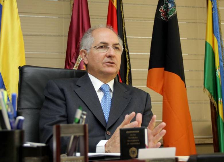 Ledezma es el opositor de mayor perfil arrestado después de Leopoldo López. FOTO ARCHIVO