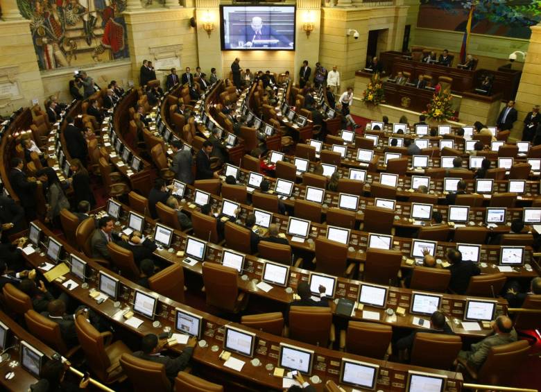 Foto del Salón Elíptico del Congreso. Foto: Colprensa. 