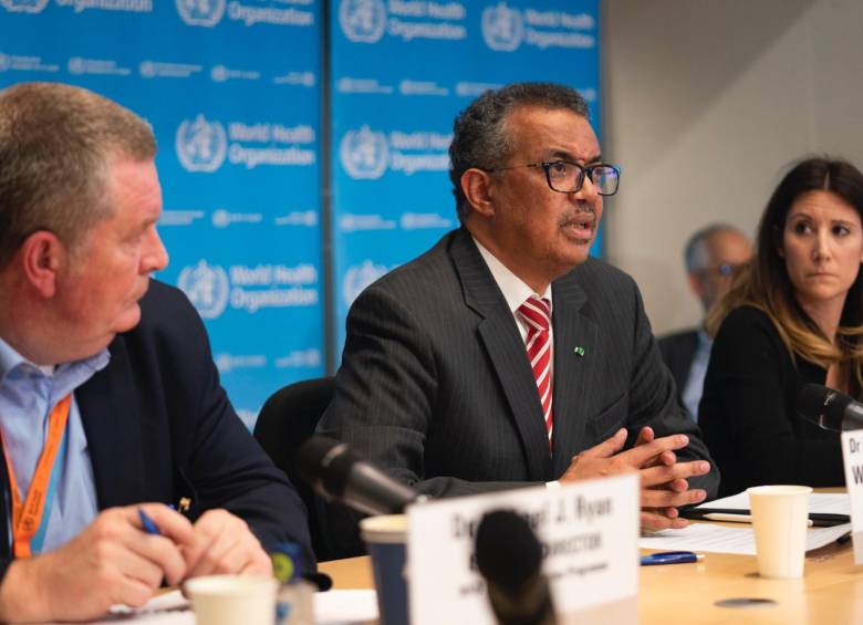 El director de la Organización Mundial de la Salud, Tedros Ghebreyesus. FOTO Twitter @DrTedros