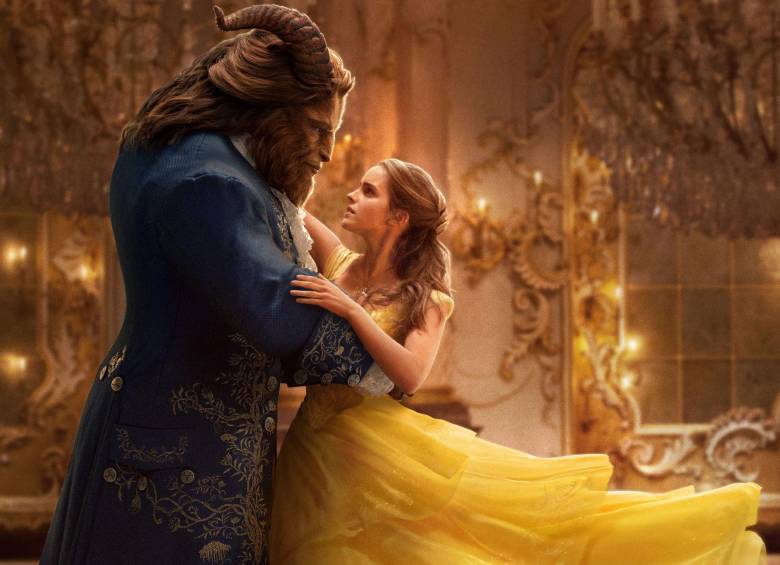 La película mantiene varios elementos del clásico animado de Disney, por ejemplo, los vestidos de la bella y el traje de la bestia. Foto: Cortesía Disney. 