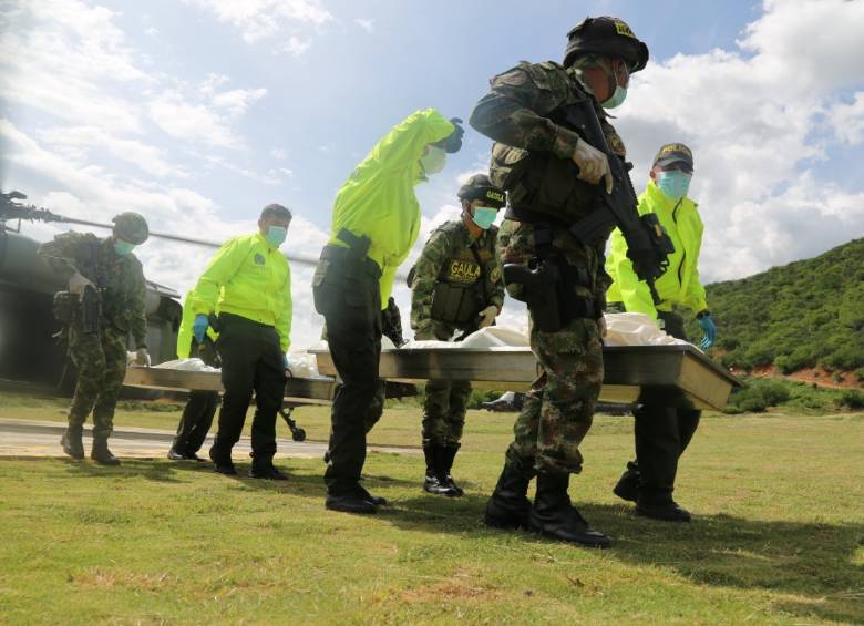 El operativo de la Policía y Ejército contra los Rastrojos. FOTO CORTESÍA EJÉRCITO