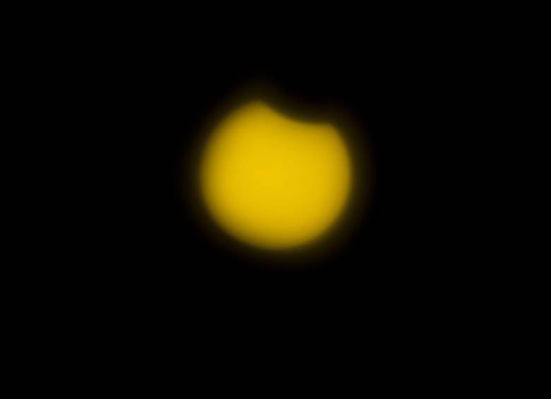 Así se vio el eclipse de sol en Medellín