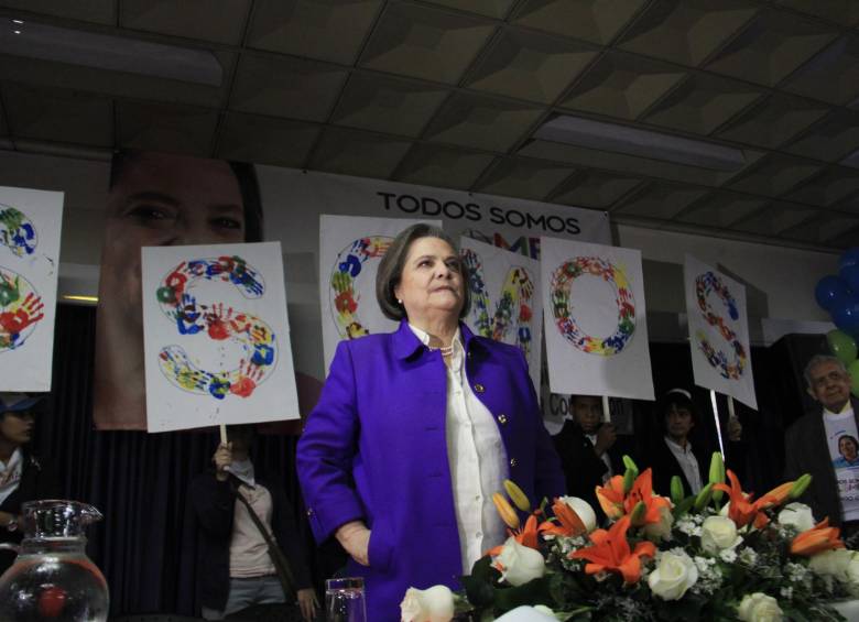 La candidata presidencial por la Alianza Social Independiente, Clara López. FOTO:COLPRENSA 