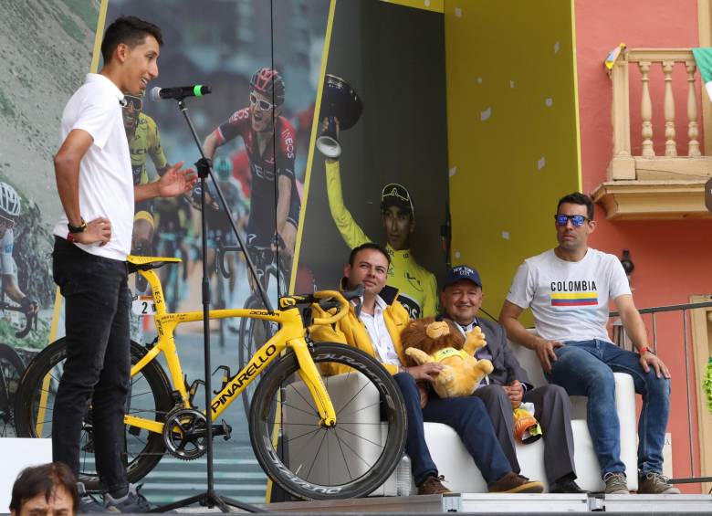 Agradeció a las personas que lo formaron: Sergio Avellaneda, Fabio Rodríguez, Pablo Mazuera. Foto efe