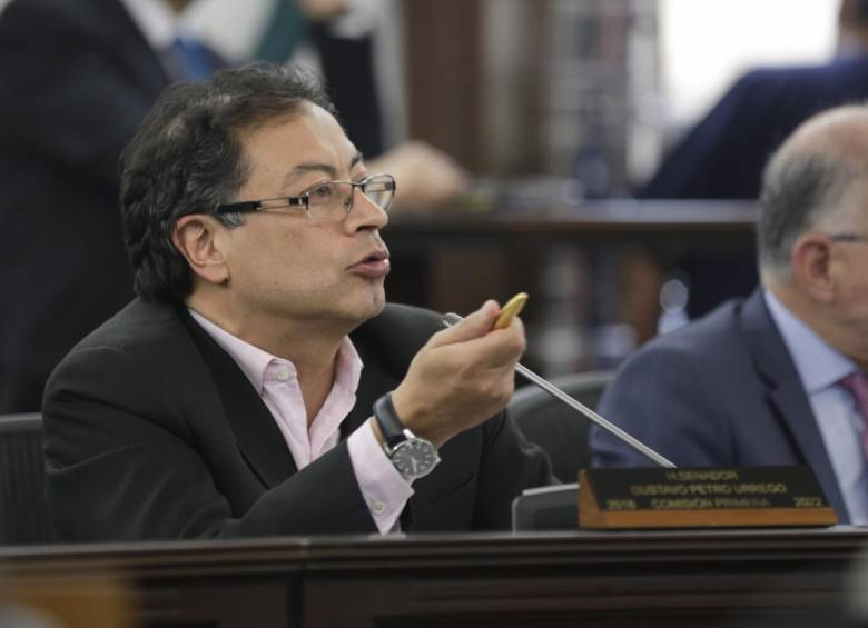 Gustavo Petro, senador colombiano. FOTO COLPRENSA