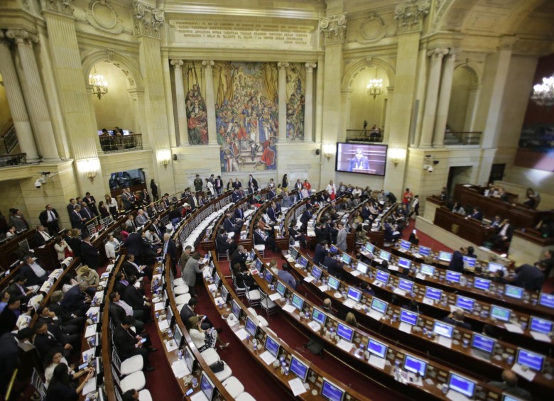 Congreso de la República. FOTO: COLPRENSA