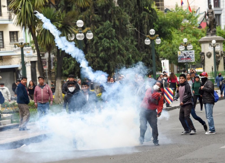 Las protestas en Bolivia continúan. FOTO AFP