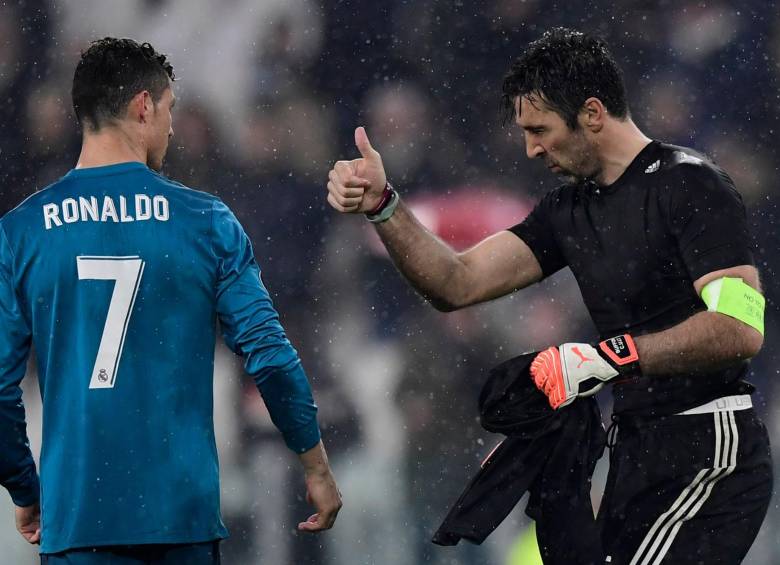 Buffon reconoció la grata actuación del portugués Ronaldo. FOTO: AFP