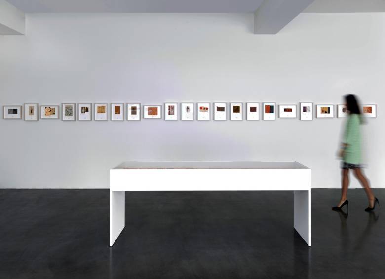 El grabador y dibujante José Antonio Suárez Londoño exhibe en la galería privada Ordovas, dedicada a artistas del siglo XX y al arte contemporáneo. Foto: Efe