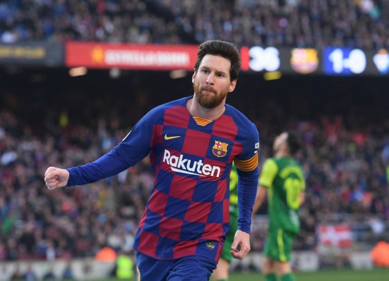 Lionel Messi es el goleador de La Liga, con 18 anotaciones. FOTO: AFP.