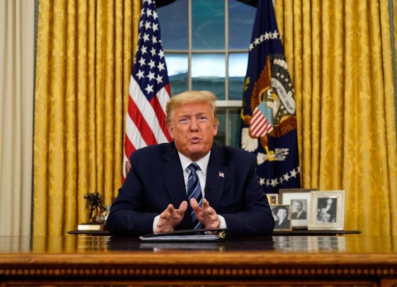 Donald Trump, presidente de Estados Unidos. Foto EFE