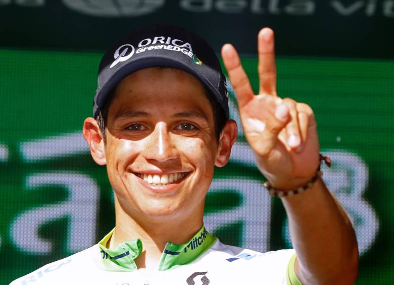 El ciclista colombiano criticó a Enrique Peñalosa por no dejar llegar la Vuelta a Colombia este año a Bogotá. FOTO AFP 