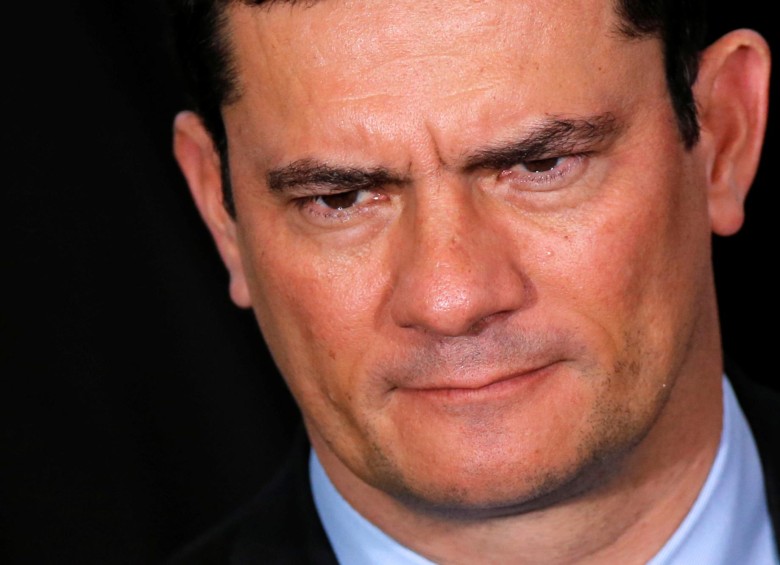 l exjuez Sergio Moro, actual ministro de Justicia de Brasil. FOTO: Reuters