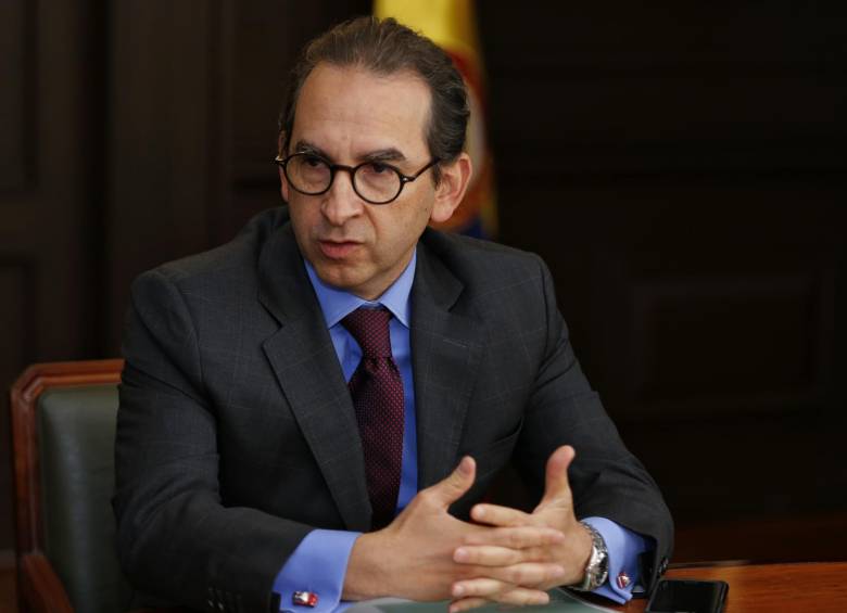 El ministro de Agricultura, Andrés Valencia. FOTO: Colprensa