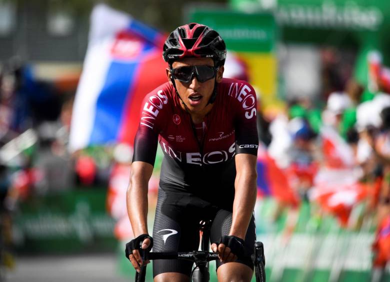El ciclista cundinamarqués Egan Bernal suma cuatro triunfos en 2019, entre ellos el del Tour de Francia. FOTO EFE