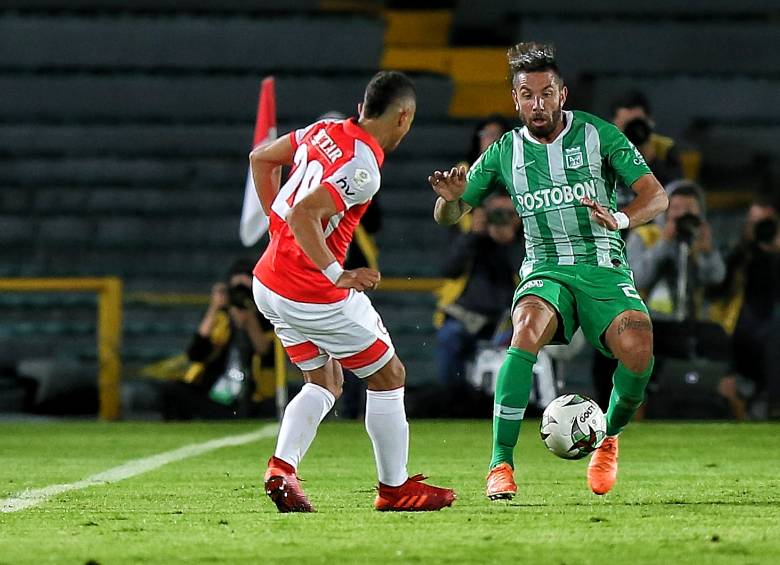 Nacional y Santa Fe igualaron 0-0 en El Campín. FOTO COLPRENSA