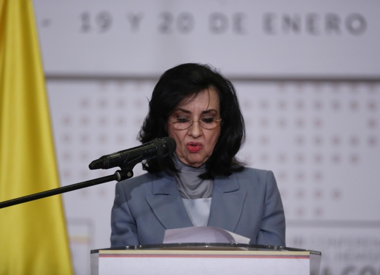 La canciller Claudia Blum aseguró que en el exterior hay más de 2.000 colombianos varados. FOTO: Colprensa