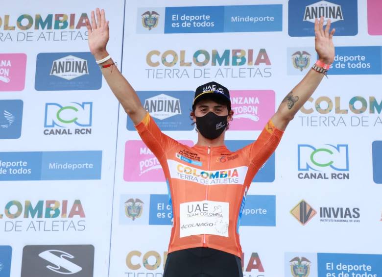 Además de ganar el título nacional sub-23 en Boyacá, Arroyave sumó etapa en Clásica de Rionegro. FOTO CORTESÍA FEDECICLISMO