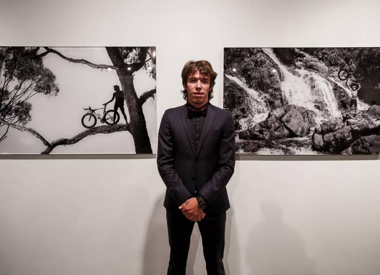 Las 10 fotografías subastadas del pedalista Rigoberto Urán, para apoyar las causas de la Fundación ‘Fútbol para el Futuro’. FOTO COLPRENSA